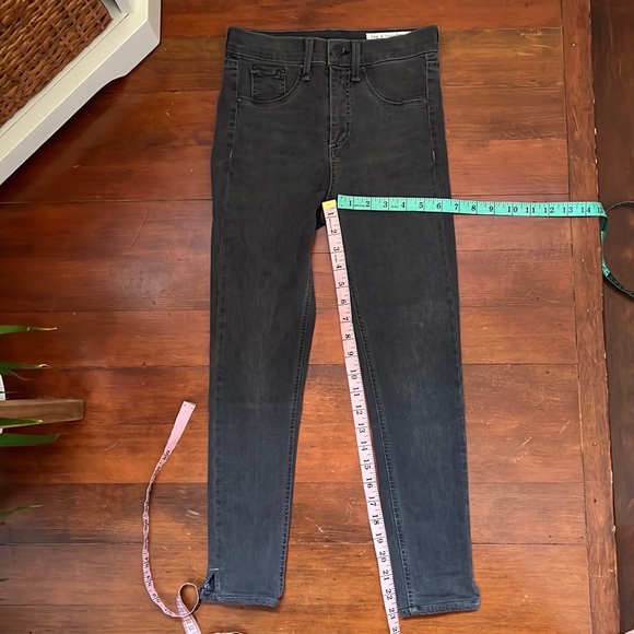 rag & bone 10” Capri Slit Jeans in Black Rock - Picture 12 of 12